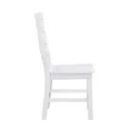 thumbnail image 5 of Classic White Finish Dining Chairs Set of 6 Wood Frame Kitchen Dining Furniture, 5 of 7