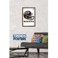 thumbnail image 2 of NFL Baltimore Ravens - Drip Helmet 20 Wall Poster, 14.725" x 22.375", Framed, 2 of 3