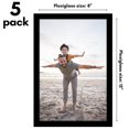 thumbnail image 2 of Americanflat 5 Pack of 8" x 12" Frames - Plexiglass Cover - Black, 2 of 7