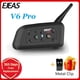 thumbnail image 1 of EJEAS V6 PRO Bluetooth Casco de motocicleta Intercom Auricular con 1200M BT Interphone Communicator para 6 conductores a prueba de agua Tan Jianjun  unisex, 1 of 2