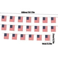 thumbnail image 3 of Mauxuk USA Independence Day Flags - 20PCS Patriotic Decorations, Nylon American Flag Bunting for 4th of July, Memorial Day, Fireplace & Ceiling, Red White Blue', 3 of 6