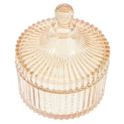 Apothecary Jars Cotton Swab Holder Candy Jars with Lids Makeup Bobby Pin Holder