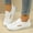 White, variant on IEMIEMIEM Orthopedic Casual Shoes for Women Arch Support Sneakers Lightweight Slip on Non Slip Hiking Shoes Knitted Mesh Stretch Comfortable 2026 Foam Shoes White 8.5 Wide