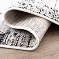 thumbnail image 6 of Alpha Contemporary 5' x 7' Gray and Beige Polyester Indoor Area Rug, 6 of 7
