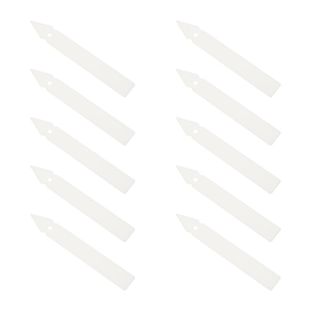 HORIALENCE 50Pcs White Plastic Tape Sub-packing Boards for Document Marking and Labeling
