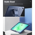 thumbnail image 5 of MoKo Case Compatibility with Galaxy Tab A11+ Plus/A9+ 11-Inch 2026/2024, Shockproof Full Body Rugged Stand Back Cover with Built-in Screen Protector for Galaxy Tab A11+/A9 Plus Tablet,Dark Blue, 5 of 7