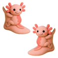 thumbnail image 1 of Calcetines de animales de punto 3D, cálidos para mujer, creativos y cómodos, regalo de cumpleaños. Salamandra, 1 of 7