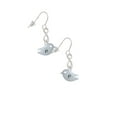 thumbnail image 3 of Delight Jewelry Silvertone Little Bird Initial - O - Silver tone Infinity French Earrings, 3 of 4