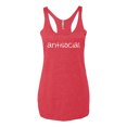thumbnail image 2 of Wild Bobby Antisocial Women Tri-Blend Racerback Tank Top, 2 of 6