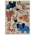 thumbnail image 2 of Rugsotic Carpets Hand Tufted, Kids Wool Area Rug, Beige, 5'x8', 2 of 5
