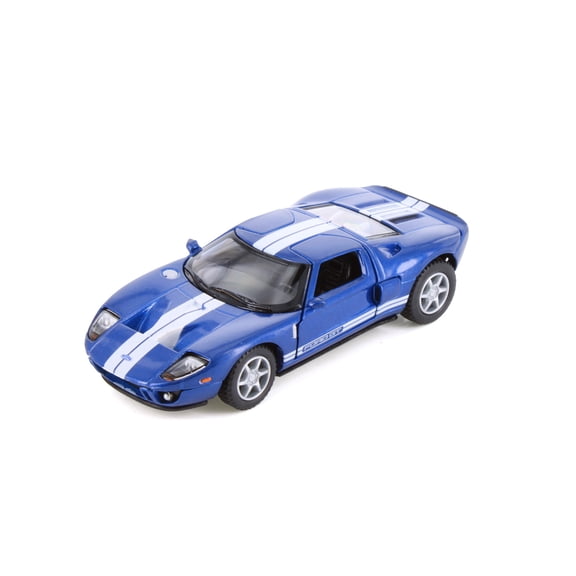 Ford GT Hard Top, Blue - Kinsmart 5092D - 1/36 scale Diecast Model Toy Car (Brand New but NO BOX)
