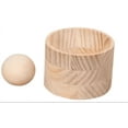 thumbnail image 2 of Dumpling Press Tool, Solid Wood, Smooth Finish, Compact, for Making Dumpling Wrappers, Hand Pies, Kitchen Efficiency, 2 of 8
