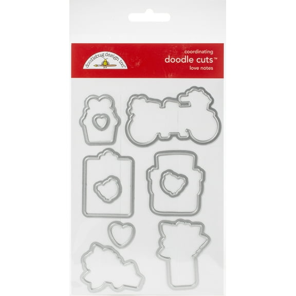 Doodlebug Doodle Cuts Dies-Love Notes