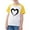 Yellow, variant on Feancey Heart Graphic Tees for Toddler Boys Girls Summer Raglan Short Sleeve Kids T Shirts Love Printed Casual Tshirt Todays Clearance Sales Red 13 Years