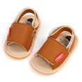 thumbnail image 5 of Newborn Baby Girl Boy Summer PU Leather Sandals Anti-slip Prewalker Kids Soft Sole Crib Shoes 0-18M, 5 of 11