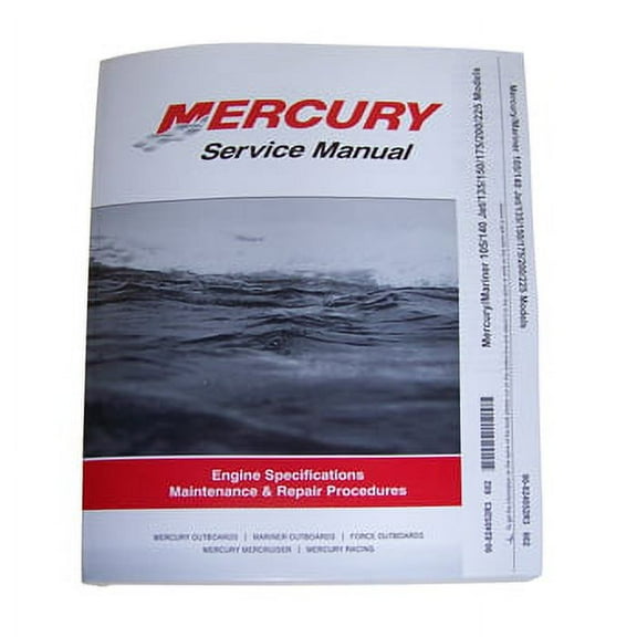Manual, Service Mercury 2.5L 92-00 Pro #: SM25 X-Ref #: 90-824052R3