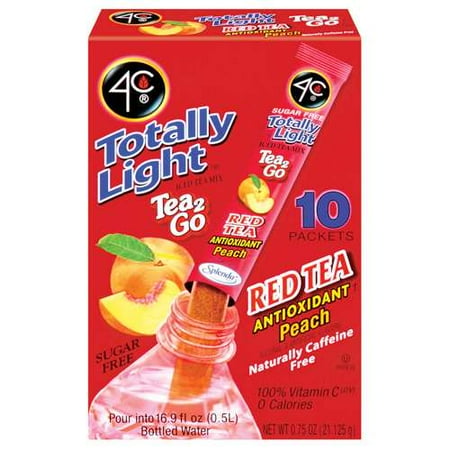 4C: Tl Tea2Go Red Tea Peach Antioxidant Itm Stix, 10 ct