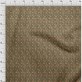 thumbnail image 4 of oneOone Velvet Green Fabric Floral Craft Projects Decor Fabric Printed By The Yard 58 Inch Wide, 4 of 5