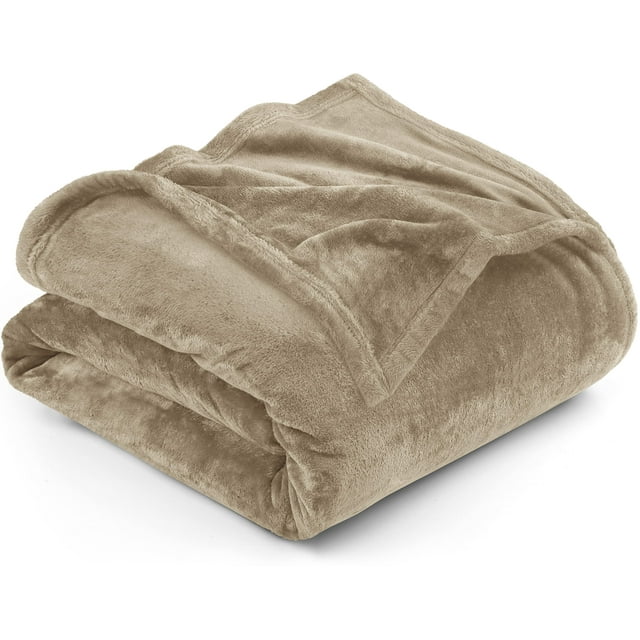 Cama polar Blanket Utopia, tamaño queen, 300 g/m², color camel