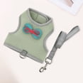 thumbnail image 4 of Guiexla 1 Set Pet Leash Comfortable Adjustable Small Pet Harness And Leash with Bow Decoration for Rabbit Cat Ferrets, 4 of 8