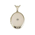 thumbnail image 2 of FJC Finejewelers Large Oval Locket Pendant Necklace, 2 of 8