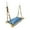 Blue, variant on Serenable Bird Cage Hammock Bird Perches Cage Toy Wood Training and Chewing Parakeet Hammock Stand Hanging Bird Bed for Canary Parakeet Pink