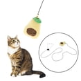 thumbnail image 3 of 2x Palo Interactivo para , Juguete Colgante Ajustable para para Rascar Animales Entrenamiento IQ , Amarillo 2 piezas, 3 of 8