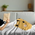thumbnail image 3 of Cat Soft Flannel Fleece Throw Blanket, Adopt Me Calligraphy with a Cartoon Style Face, Cozy Plush for Indoor and Outdoor Use, 60" x 80", Multicolor, by Ambesonne, 3 of 5