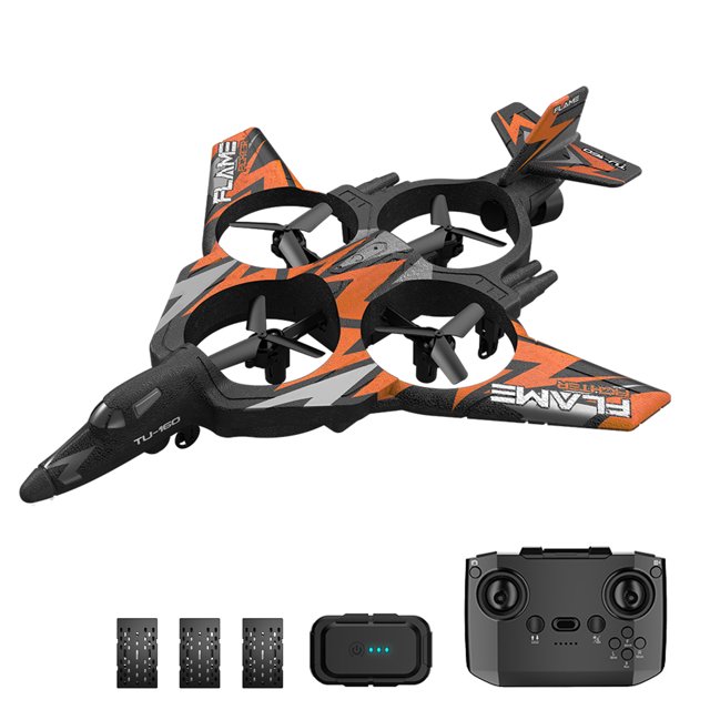Avión de control remoto, aviones de espuma de control remoto de 2,4 GHz para niños