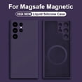 thumbnail image 2 of For Magsafe-funda magnética para For Samsung Galaxy S22, S23, S24 Ultra, S21 FE, funda de carga inalámbrica, accesorios de silicona líquida, 2 of 5