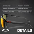 thumbnail image 2 of Oakley OO9417 Holbrook XL Square Shaped Polarized Sunglasses for Men - Includes Official Eyewear Kit - Black Ink Frame with Prizm Ruby Lens, 2 of 6