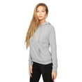 thumbnail image 4 of Women's Long Sleeve Sweatshirt French Terry Pullover Hoodie T1481 - Heather Gray - Small, 4 of 4