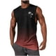 thumbnail image 1 of Ceisia Breathable Stretch Men's Loose Fit Crew Neck Gradient Palm Tree Print Sports Tank Gift, 1 of 7