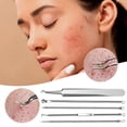 thumbnail image 2 of LEHOZIHEQ Blackhead Extractor Tool Blackhead Remover Tweezers Box Set 5 PCS, 2 of 5
