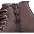 thumbnail image 3 of Blikcon Kids Boys Ballard Dress Boots Comfort Bootie Chukka (Color: Darkbrown, Size: 2 Little Kid), 3 of 7