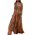 thumbnail image 2 of Leesechin Beach Kaftan Dress for Women Swimsuit Cover Up Loose Casual Maxi Dress Plus Size Dress Homewear for Women, 2 of 6