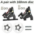 thumbnail image 1 of Road Bike Mechanical Line Pulling Hydraulic Disc Brake Flat Mount Caliper, 1 of 12