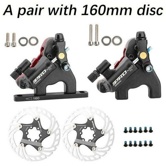 Road Bike Mechanical Line Pulling Hydraulic Disc Brake Flat Mount Caliper