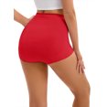 thumbnail image 3 of INSPIRE CHIC Women's High-Waisted Underwear Briefs Tummy Control Butt Lifter Control Panties XXL Red, 3 of 6