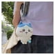 thumbnail image 2 of Nuevo llavero con colgante de felpa Kawaii de 6 estilos Ins ハ チ ワ レ ち い か わ llavero de juguete de peluche bolso colgante con dije regalo de cumpleaños para niña, 2 of 5