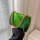 thumbnail image 3 of Nuevo bolso de mujer con estampado de serpiente láser de colores, bolso de mensajero de cuero sintético para mujer, bolsos de lujo para mujer, bolso de cosméticos de calidad para banquetes 2025, 3 of 4