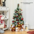 thumbnail image 2 of Gymax 2PCS 3 FT Artificial Christmas Tree w/ 98 Branch Tips Pine Needles Leaves, 2 of 10