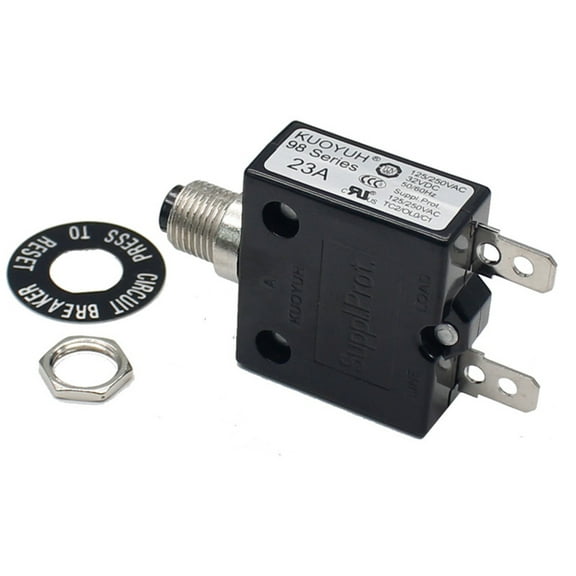 KUOYUH Circuit Breaker 98 Series 32VDC 125/250VAC 50/60Hz (18A-50A) (23A)