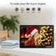 thumbnail image 5 of Andoer 17" Digital Photo Frame 1080P Resolution Electronic Picture Frame MP3 MP4 Video Player Clock Calendar with Remote Control, 5 of 5