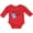 Red, variant on Inktastic I Want a Hippopotamus for Christmas Cute Stuffed Hippo Boys or Girls Long Sleeve Baby Bodysuit