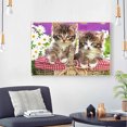 thumbnail image 4 of Cuadros Decorativos Kits de pintura de diamante cuadrado completo de gato 5D DIY arte hecho a mano en casa (ZQF359) Tmvgtek embutido en tela, 4 of 9