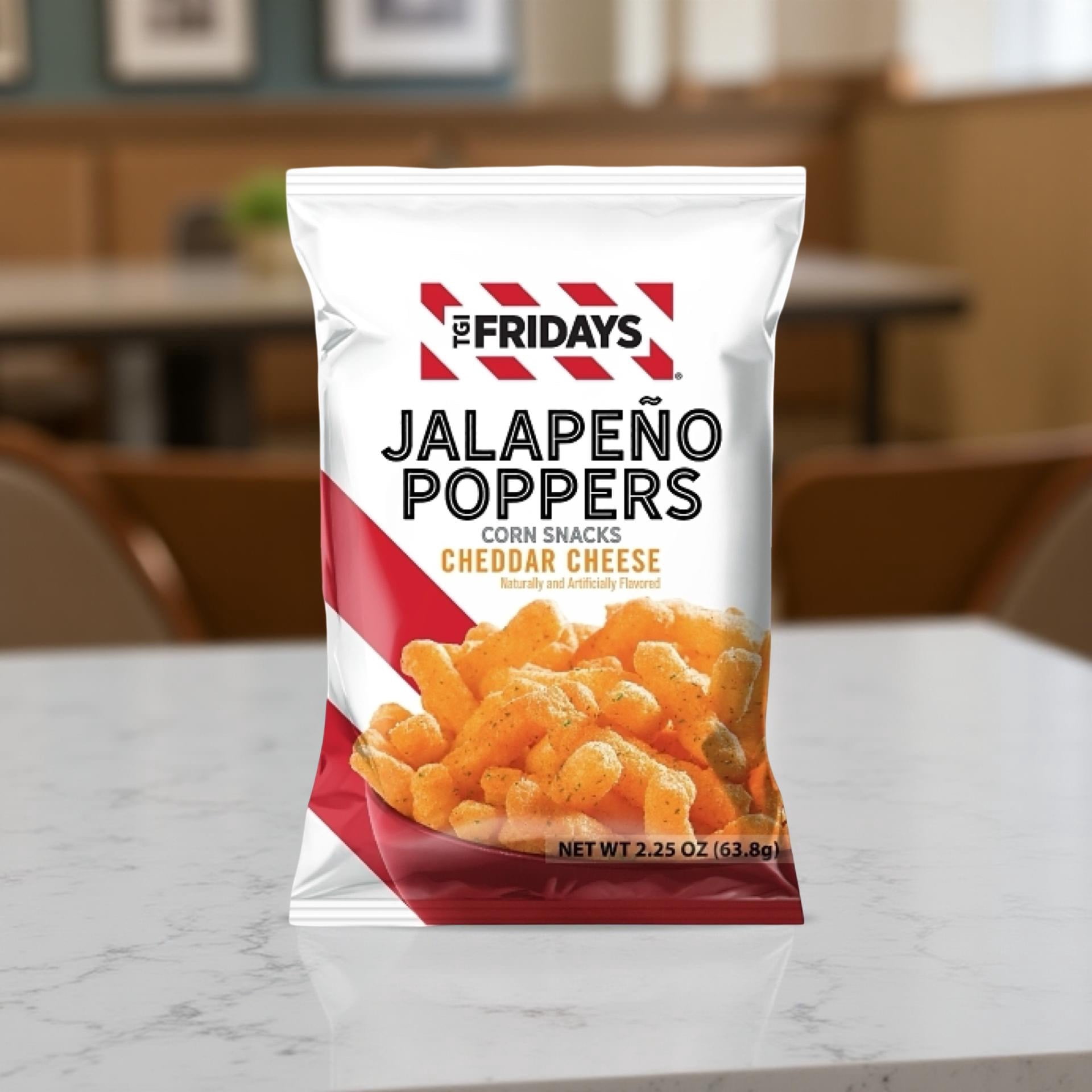 TGI Friday's Hot Cheddar Jalapeno Popper Sticks, 6 Packs, 2.25 oz