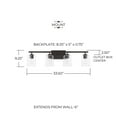 thumbnail image 2 of Capital Lighting 128541MB-449 Greyson 4 Light 34" Wide Bathroom Vanity Light - Black, 2 of 7