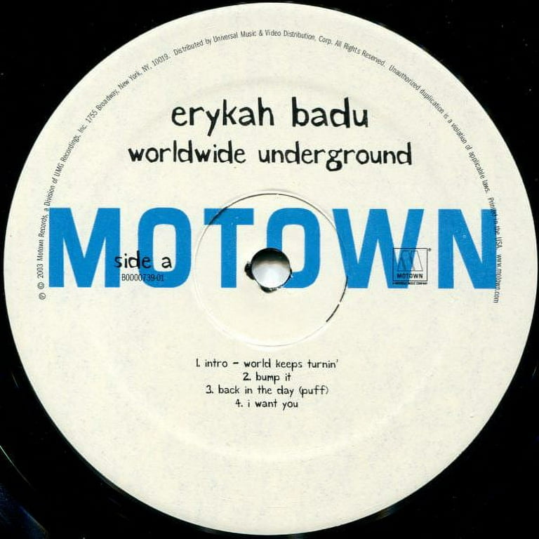 Erykah Badu - Worldwide Underground - Music & Performance