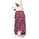 thumbnail image 1 of Fotbe Rose Leopard Print Sudadera con Estampado para Perros Pequeños – Suéter con Capucha para Mascotas, Tela Suave de Forro Polar con Bolsillo-Medium, 1 of 7